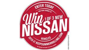 nissan keep summer rolling sweepstakes