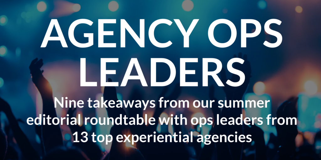 Event Marketer Agency Ops Leaders