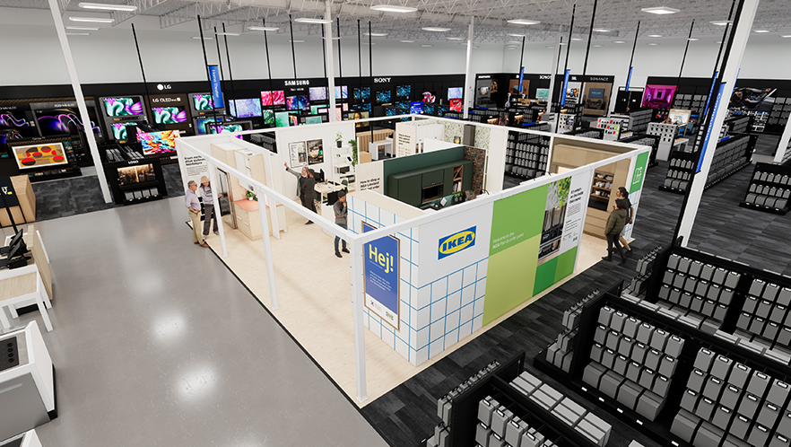 Best Buy invites Ikea inside its stores for shop-in-shop concept